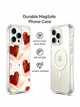 Ocean Kiss Hearts coastal love iPhone 16 Pro case view 3