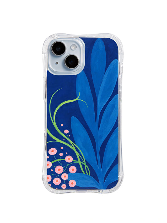 Ocean Secret Garden iPhone 14 case front view