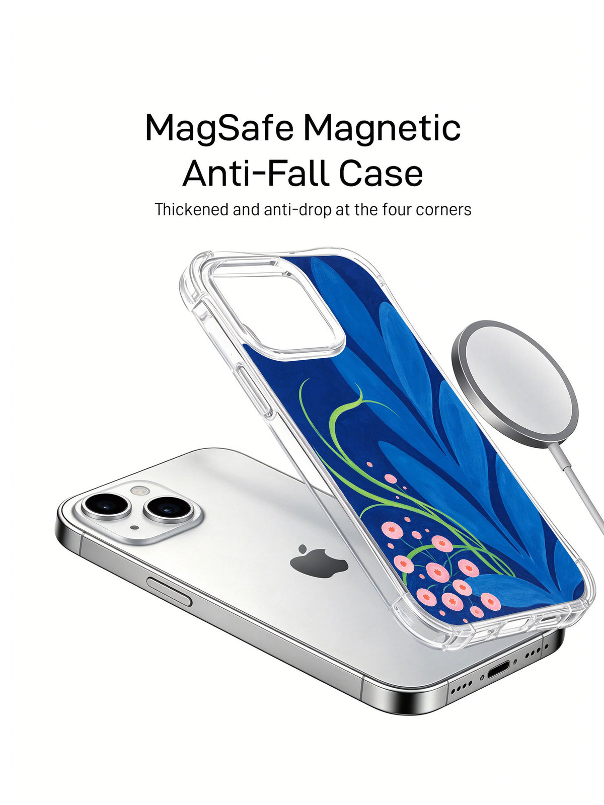 Ocean Secret Garden magnetic iPhone 14 case