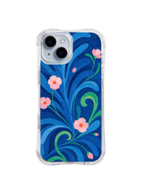Coastal Vine Blossom iPhone 14 case pattern