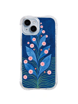 Tidal Pink Sprigs iPhone 14 case pattern