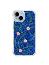 Deep Sea Blossom Web iPhone 14 case pattern