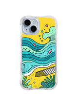 Kayak Current pattern for Ocean Signal Shapes iPhone 15 case