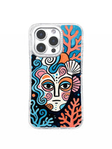 The Ocean Spirit Mask Art artwork gallery view 1 on an iPhone case
