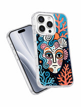 The Ocean Spirit Mask Art artwork gallery view 3 on an iPhone case