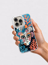 The Ocean Spirit Mask Art artwork gallery view 6 on an iPhone case