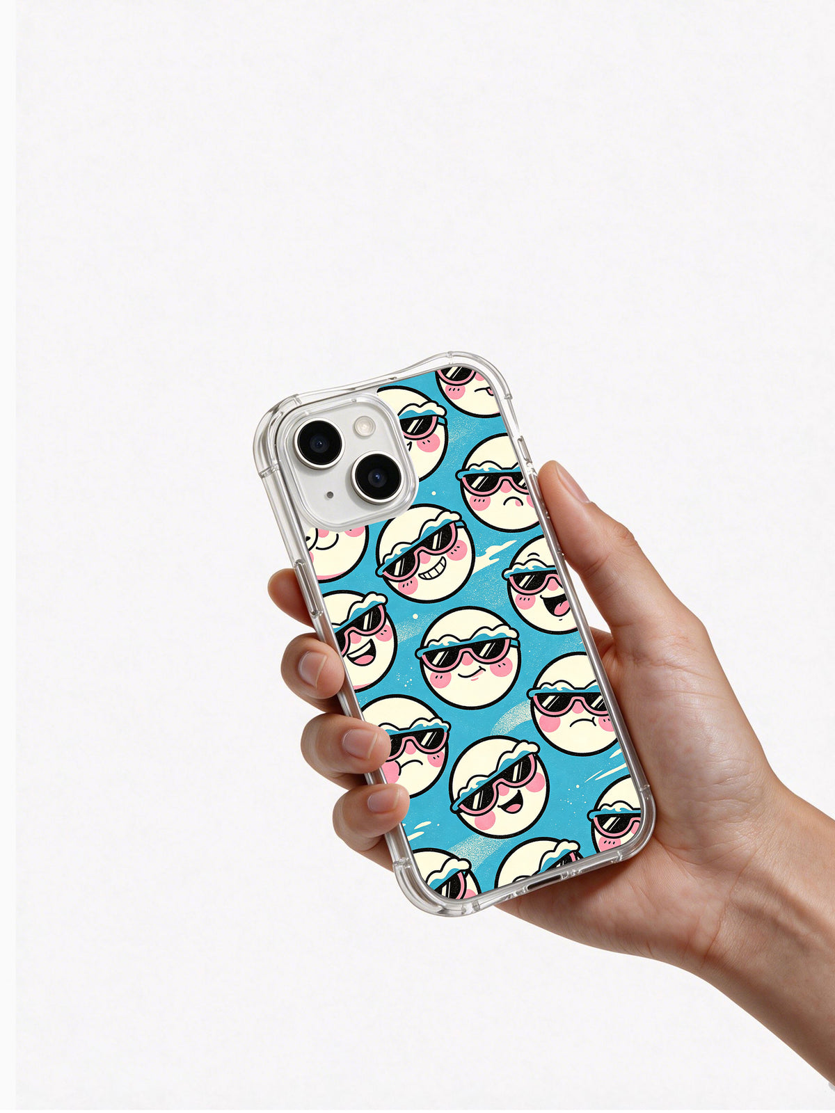 Product or handheld view of the Ocean Wave Pop case