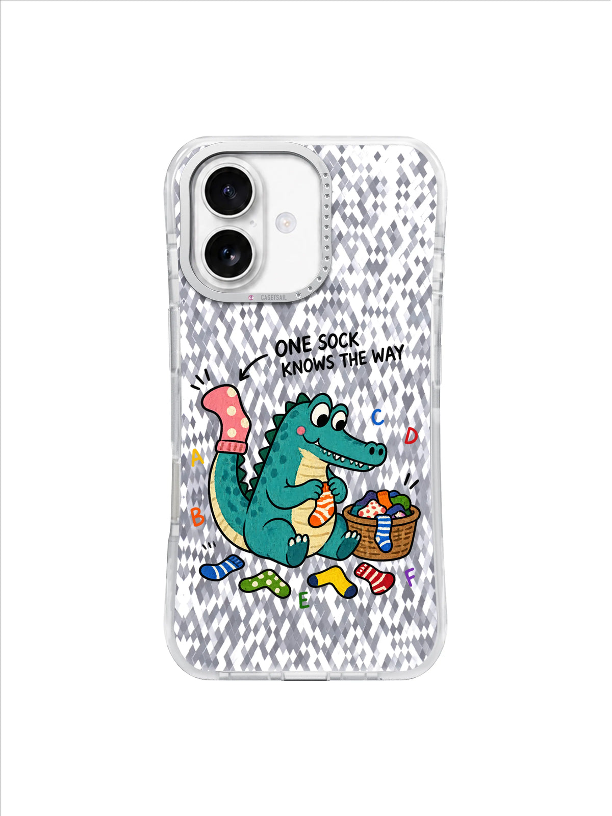 One Sock Knows the Way crocodile artwork — Tail-Sock Clue Finder