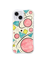 Orbit Circle Dance iPhone 15 case pattern