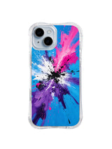 Energy Trace Convergence paint splatter iPhone 15 Plus case