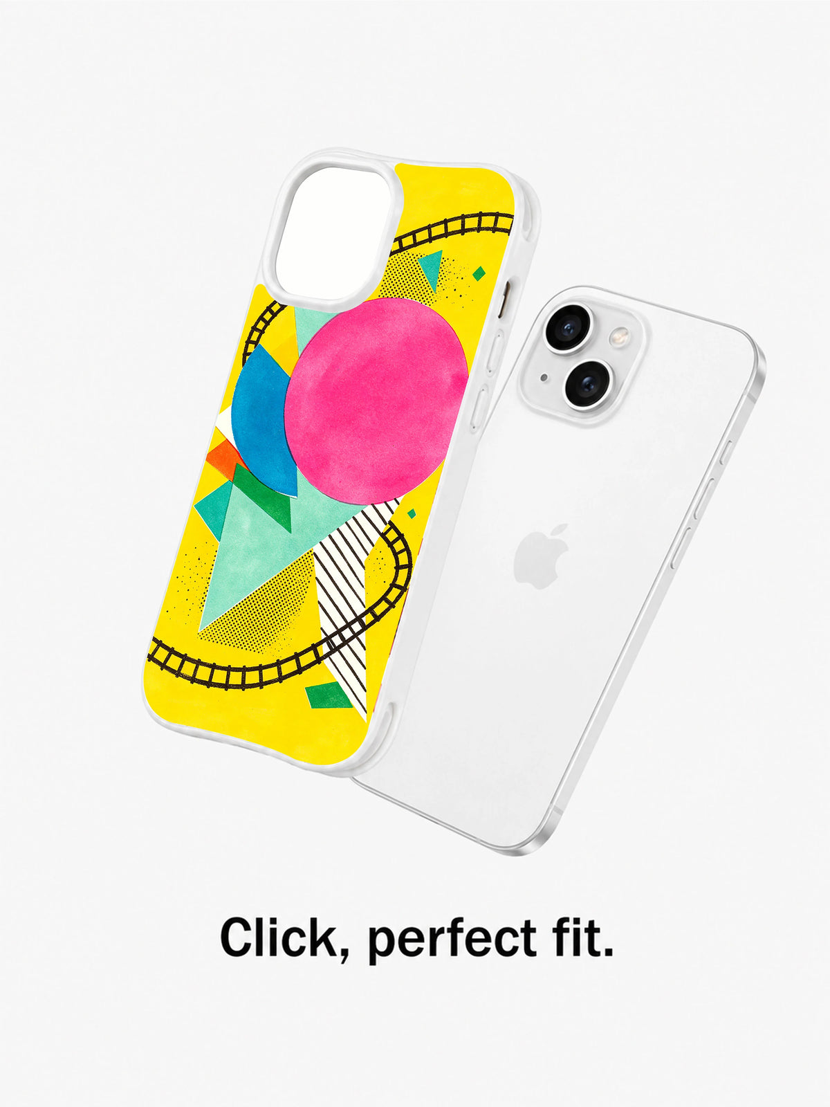 Orbit of Sweet Shapes iPhone 15 case perfect fit