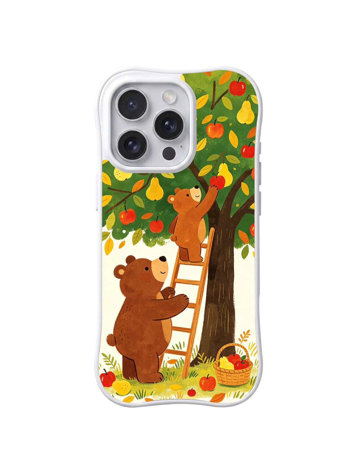 Orchard Ladder Team pattern on iPhone 14 Pro Max case