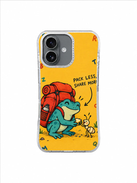 Yellow Sandwich Share artwork for Pack Less, Share More iPhone 16 Case