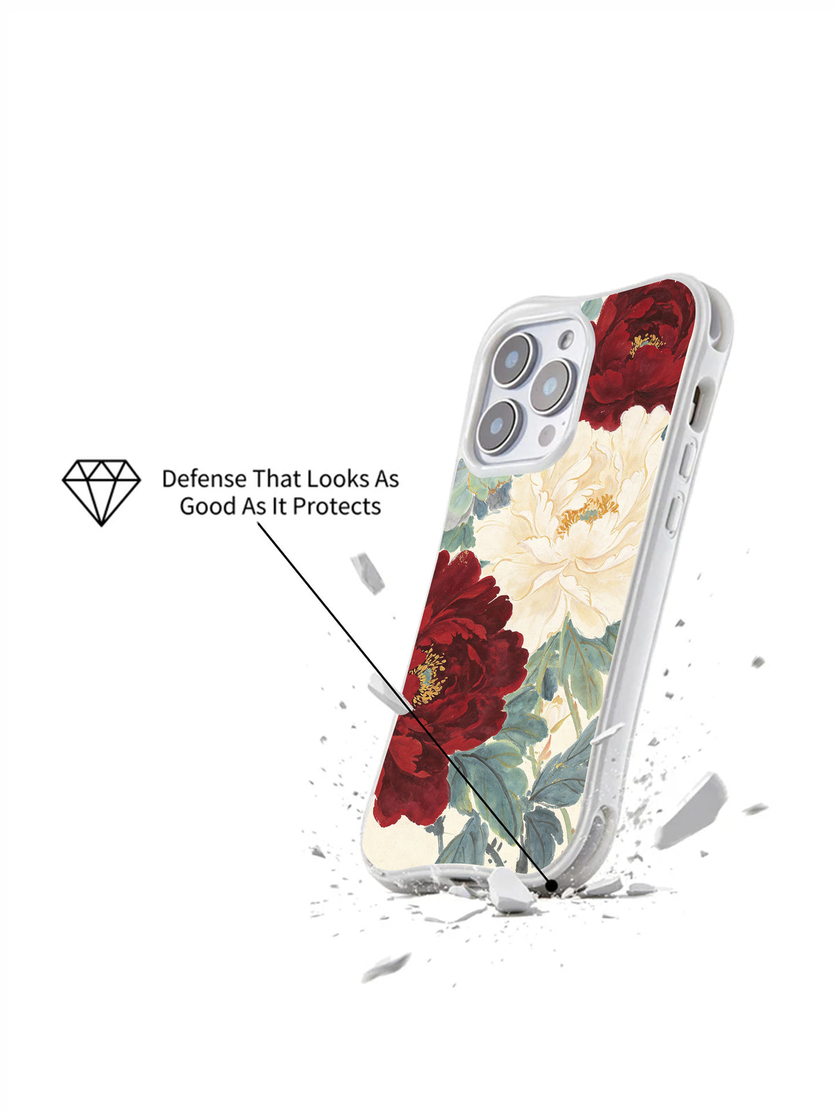 Painted Blossom Reverie iPhone 15 Pro case product view 2