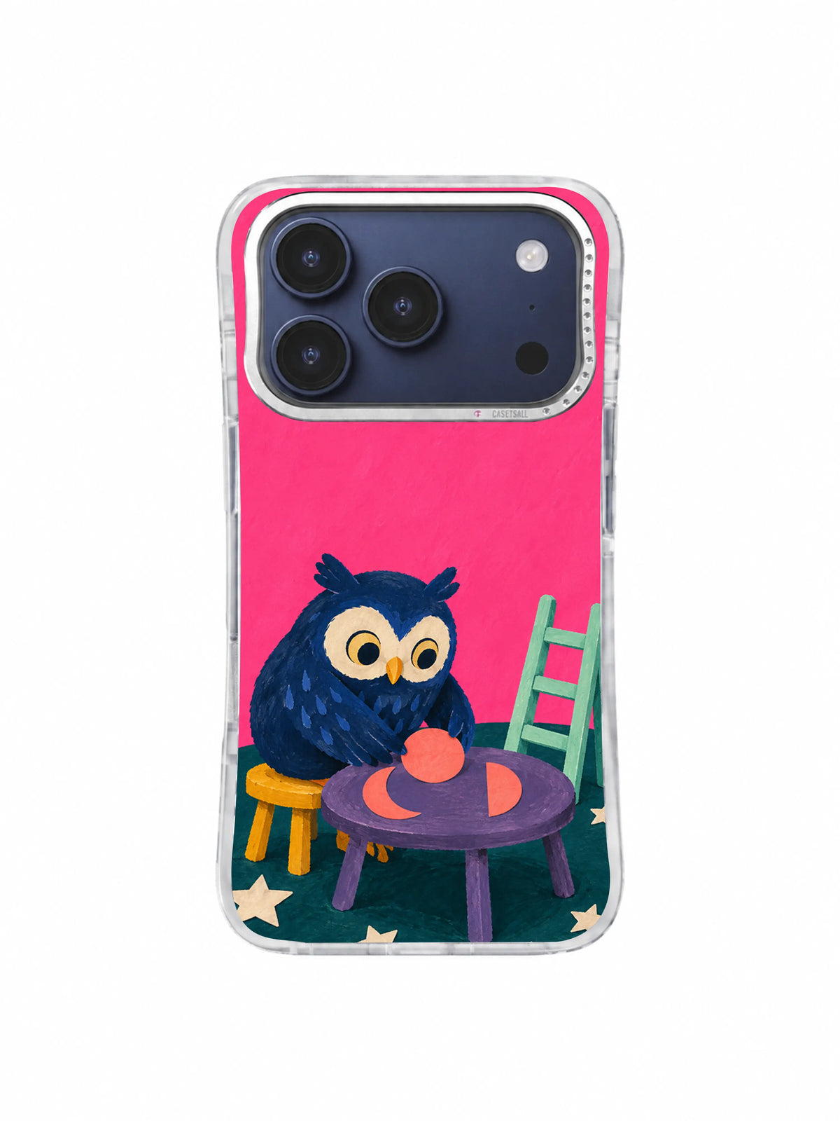 The Paper Moon Workshop paper moons and dreamlike star edges iPhone case artwork