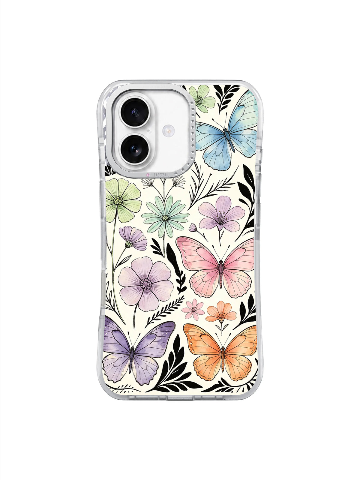 Butterfly Meadow Chorus iPhone 17 case