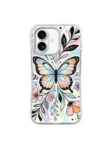 Rainbow Butterfly Bloom iPhone 17 case