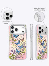 Pastel Butterfly Garden artwork gallery view 5 on an iPhone case