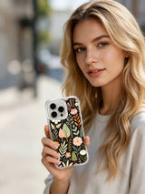 Pastel Forest Language iPhone 15 Pro case lifestyle view