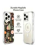 Pastel Forest Language protective iPhone 15 Pro case