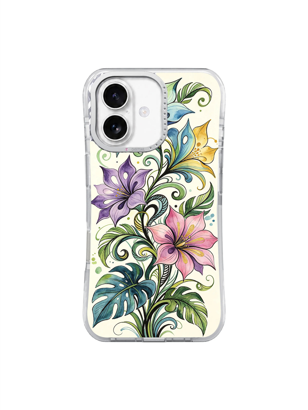 Watercolor Garden Vine iPhone 17 case