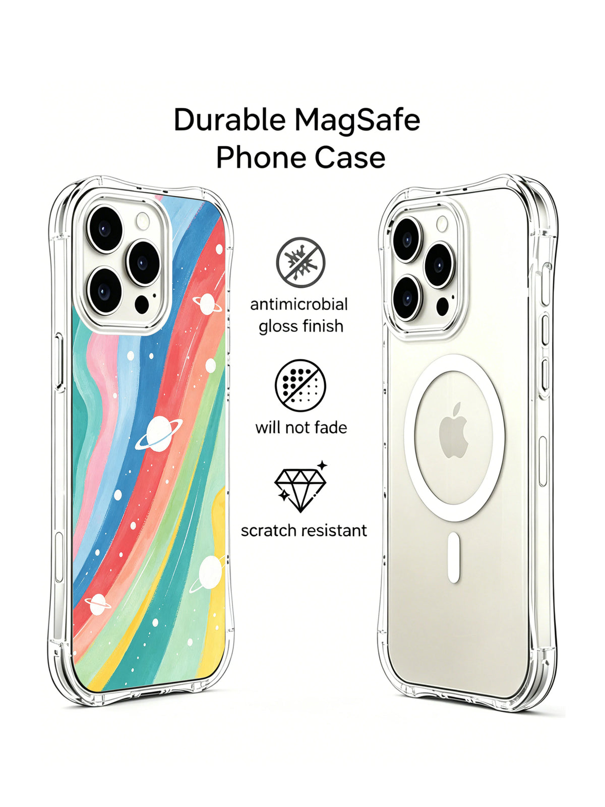 Supplied marketing graphic with unverified protection, fit or MagSafe statements