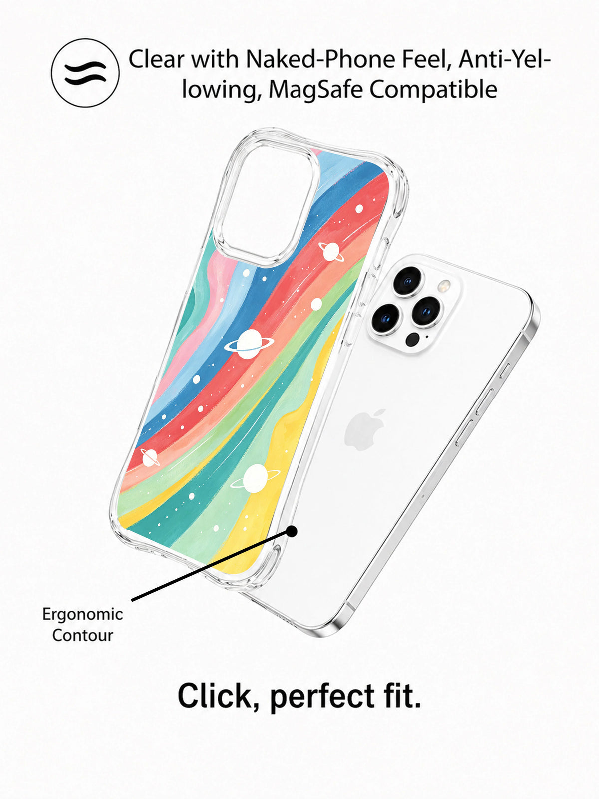Supplied marketing graphic with unverified protection, fit or MagSafe statements