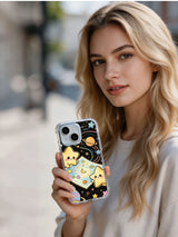 Product or handheld view of the Pastel Star Universe Map case