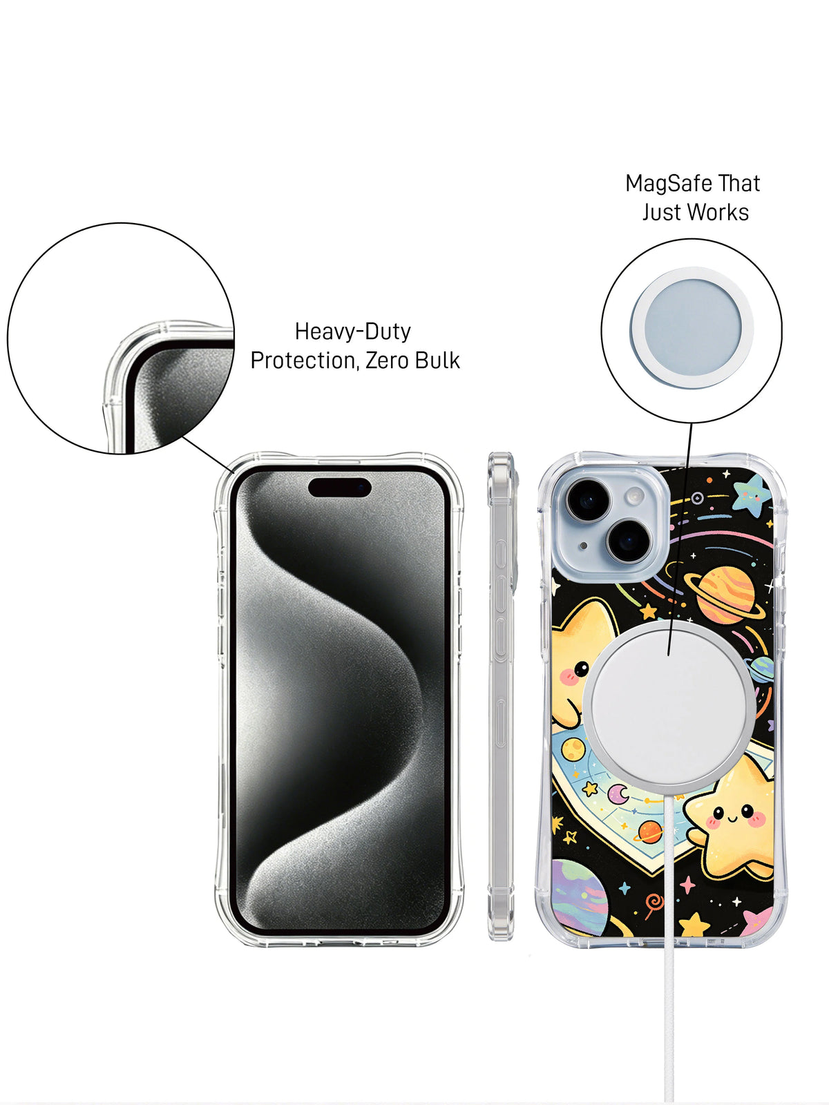 Supplied marketing graphic with unverified protection, fit or MagSafe statements