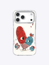 The Patchwork Heart Repair iPhone case front product view