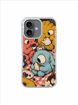Mustard Teapot Pause pattern iPhone 17 case artwork