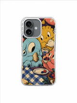 Powder Cyan Sandwich Break pattern iPhone 17 case artwork