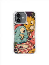 Coral Berry Picnic pattern iPhone 17 case artwork