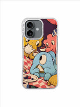 Aubergine Quiet Feast pattern iPhone 17 case artwork