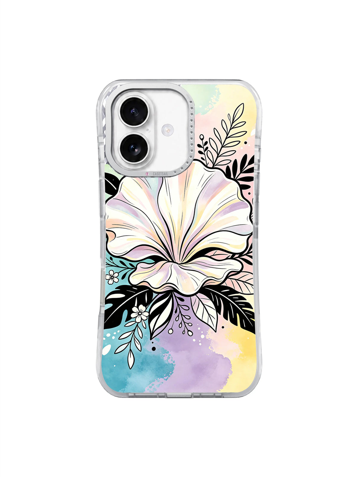 Iridescent Petal Wave iPhone 17 case