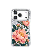 Open Column peony artwork for iPhone 17 Pro case