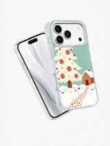 Angled view of the Peppermint Homeward Path iPhone 17 Pro case