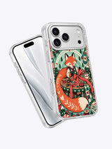 Peppermint Tailor Fox iPhone 17 Pro Max case angled view