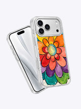 Product or handheld view of the Petal Frequency case