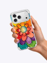 Product or handheld view of the Petal Frequency case