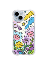 Comet Flower Meadow pattern iPhone 14 case