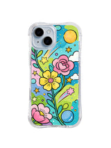 Solar Bloom Orbit pattern iPhone 14 case