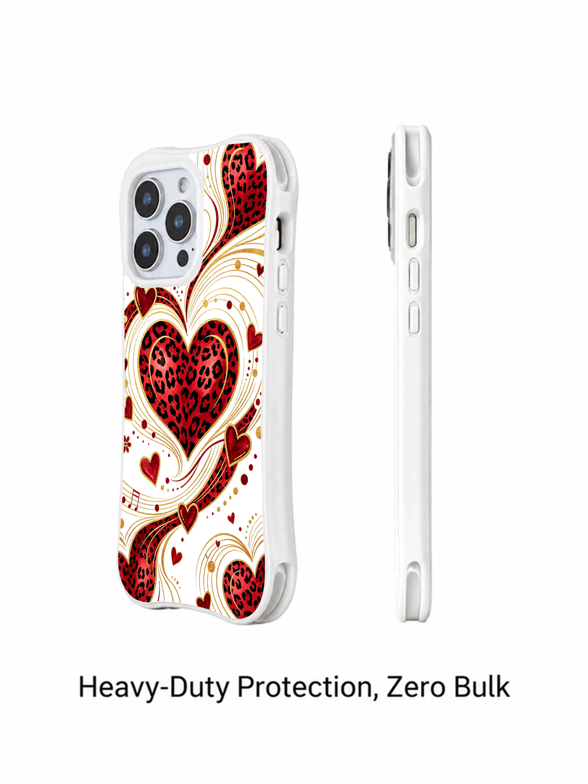 Petal Panther Sonata leopard-heart and rose iPhone case gallery view 3