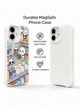 Uzaylı marketi görselli iPhone 16 Plus kılıfı