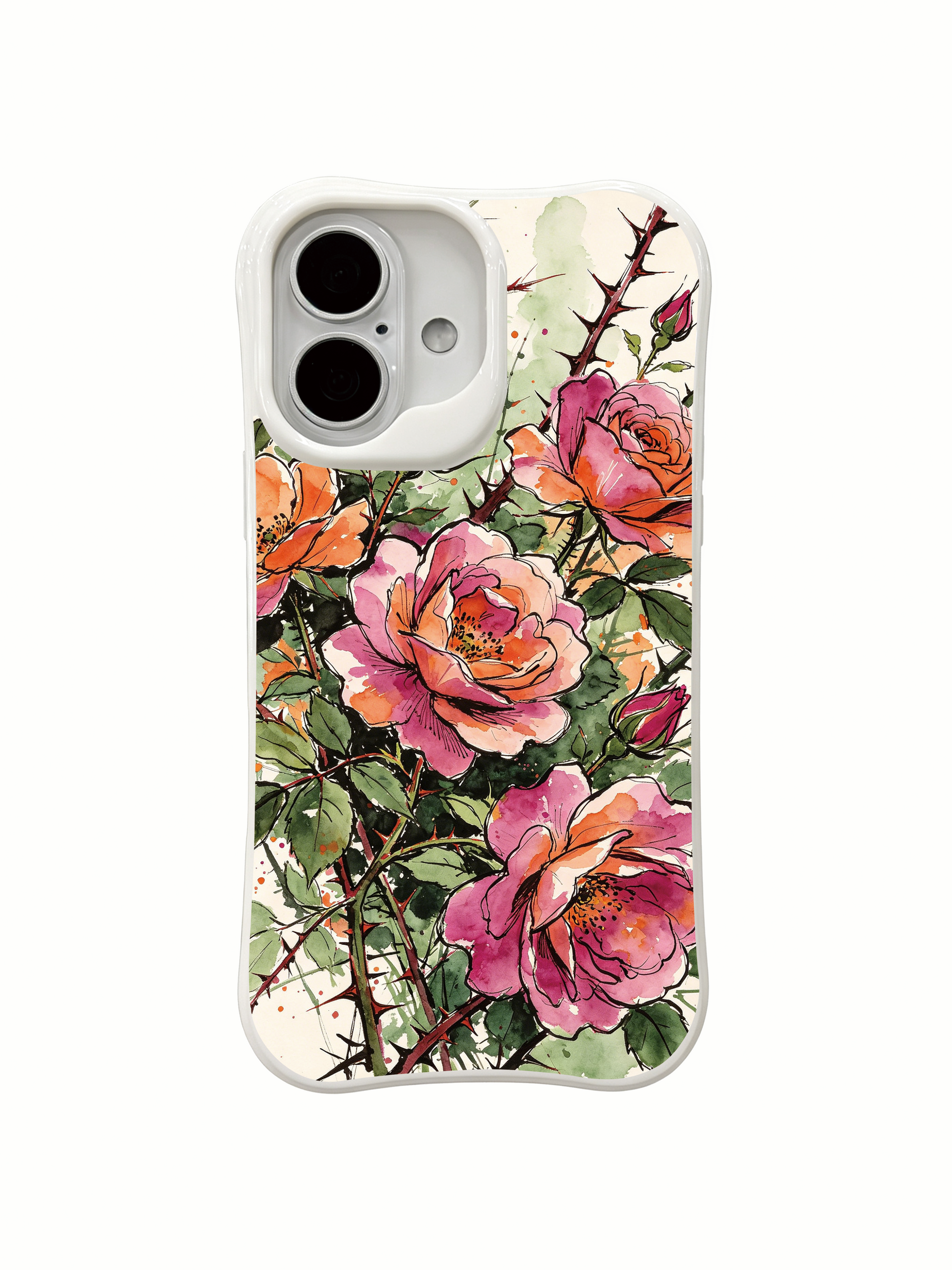 PhoneCasing Amalfi coast rose iPhone 16 Case, wearable fine art accessory