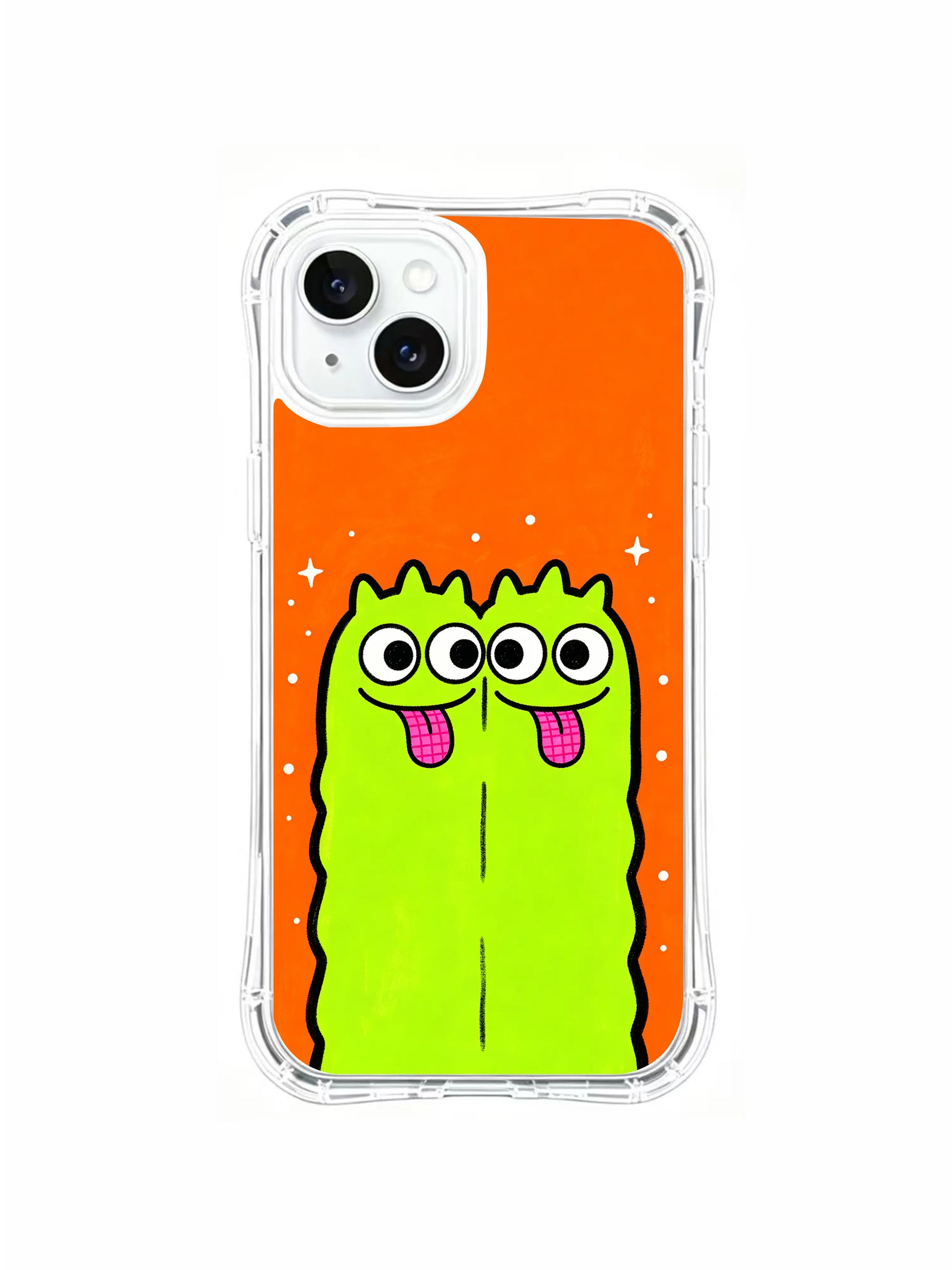 PhoneCasing Artist Collab Twin Gaze iPhone 15 Plus Case, premium artistic design