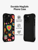 Black Canvas Romantic Note Pop Art görseli içeren iPhone 13 Pro Max kılıfı
