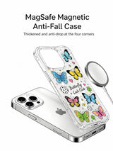 Blue Butterfly Dice Hearts görseli içeren iPhone 16 Pro Max kılıfı