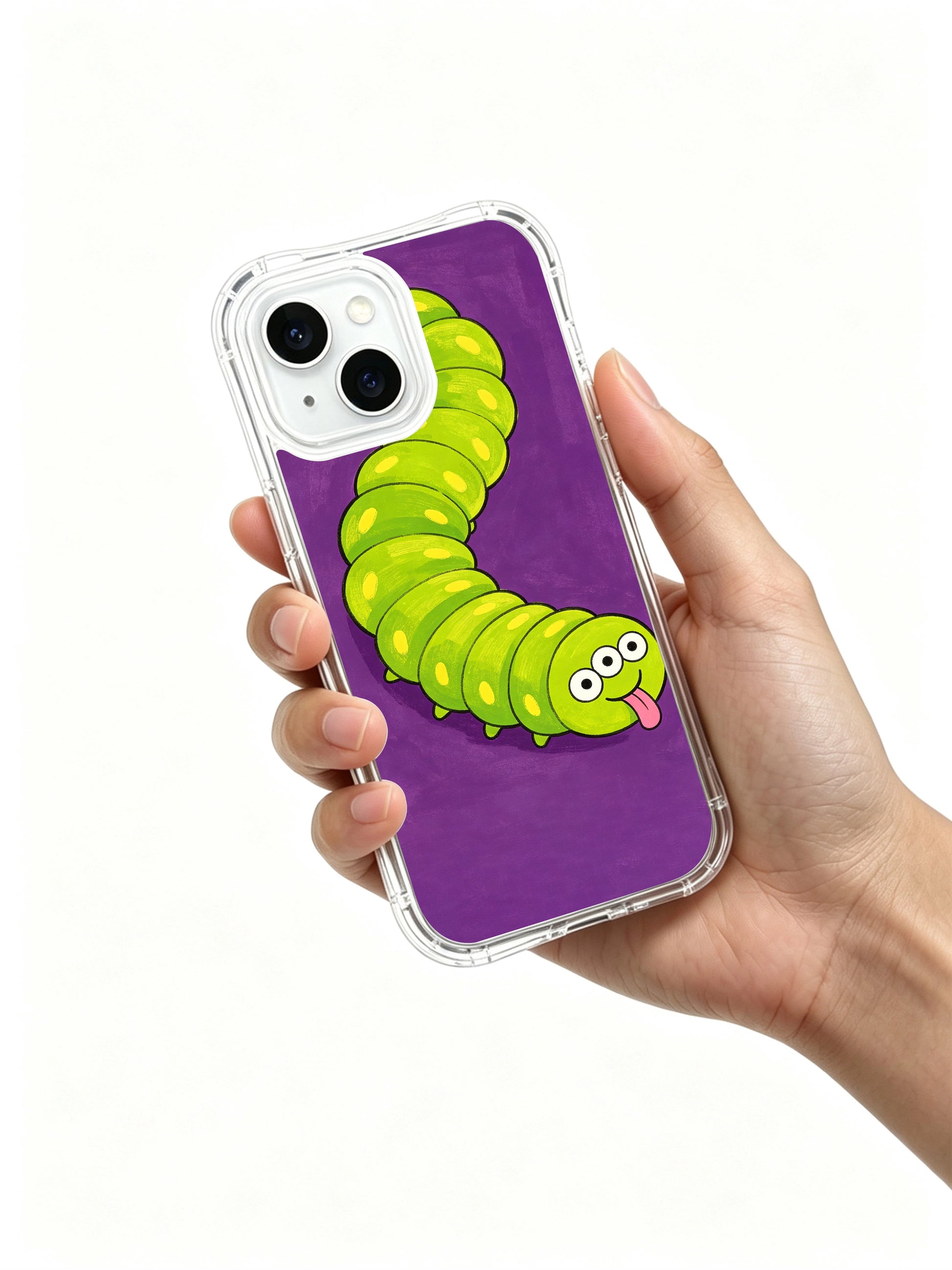 PhoneCasing Bold Art Illustration iPhone 15 Plus Case, stylish high-end artistic phone cover for women
