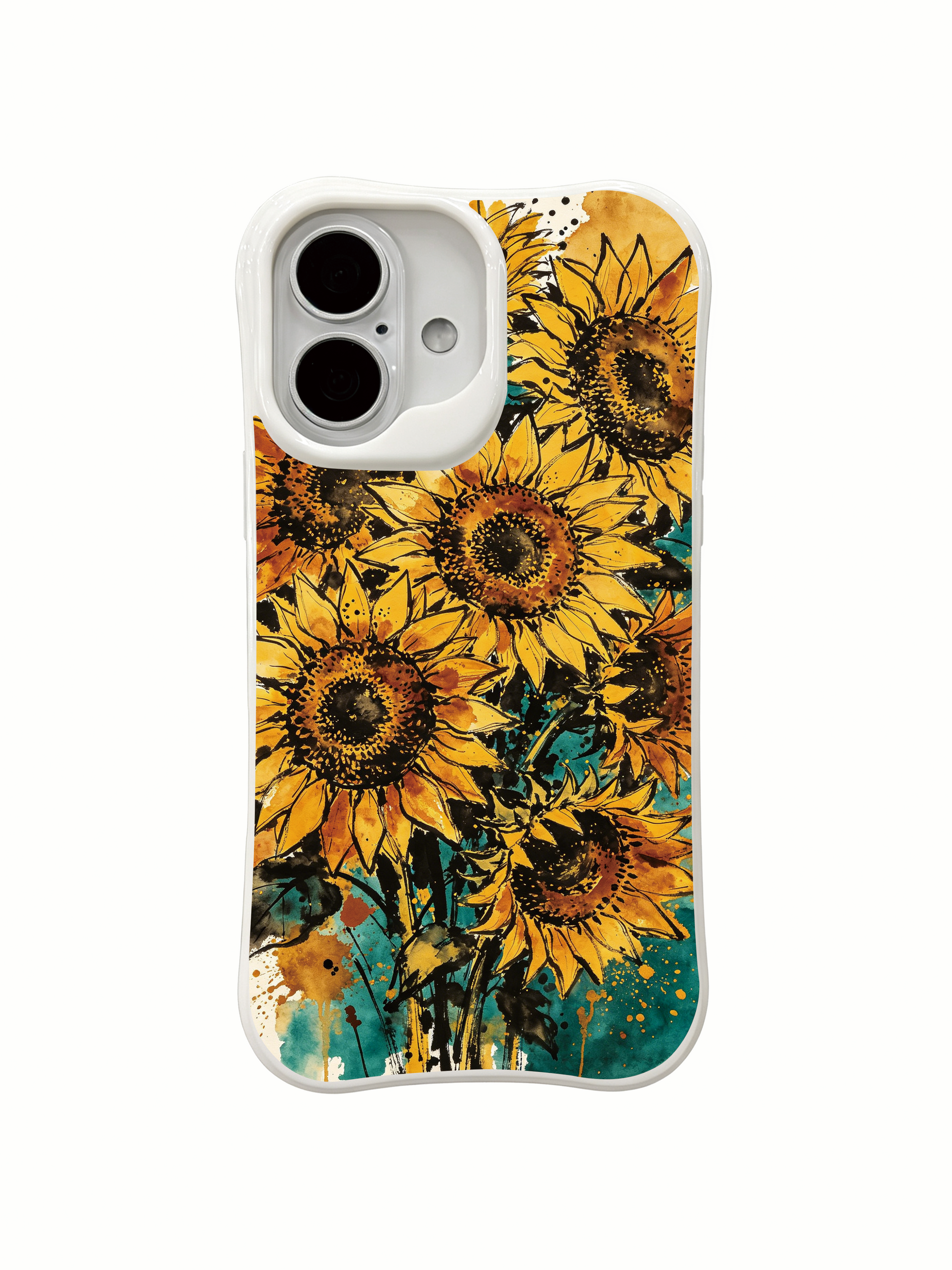 PhoneCasing bold botanical art iPhone 16 Case, professional artist creation